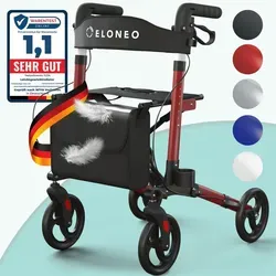 ELONEO Faltbarer Rollator für Senioren