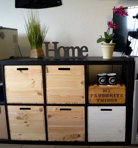 Holzkiste Natur für Kallax & Expeditregale