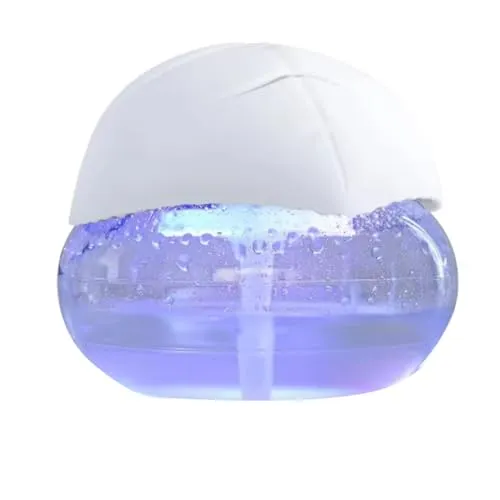 Tumintu Wasserbasiertes Luftreiniger-Luftwäscher-Luftbefeuchter mit 7 LED-Farbenwechsellicht-Luftrevitalisierer und -Erfrischer EU-Stecker A