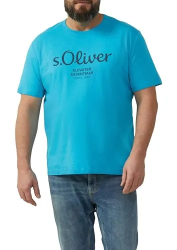 s.Oliver Baumwoll-T-Shirt mit Logo-Print