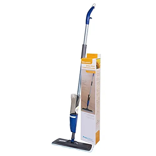 Berger-Seidle Sprühwischer | Spray Mop Comfort Clean | für versiegeltes oder geöltes Parkett, Laminat, Fliesen, Steinböden, PVC | + inkl. 1 Liter Classic NeutralCleaner
