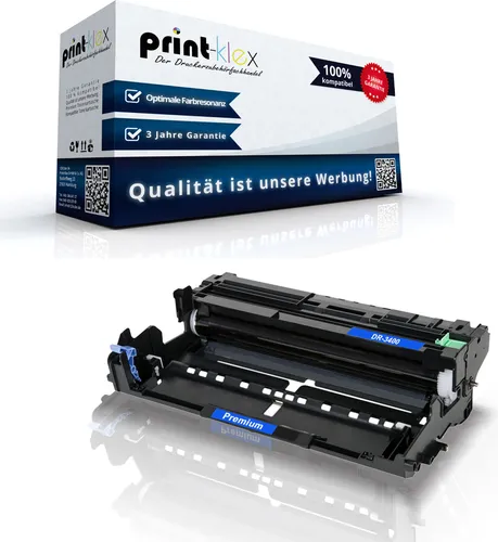 Print-Klex Trommeleinheit kompatibel für Brother MFC-L 5700DN 5700DNLT 5700DW 5750DW 6800DW 6800DWT DR3400 Trommel Schwarz - Easy Pro Serie