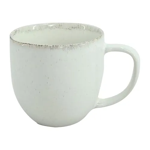 Van Well | URBAN Kaffeebecher 32 cl creme - Steinzeug stylisch, handlicher Kaffee - Tee Becher