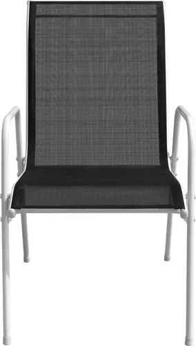 Produktbild vidaXL Stapelbare Gartenstühle 2er Set