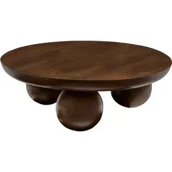 Couchtisch Abekas aus Mangoholz 90x90cm von Atmosphera