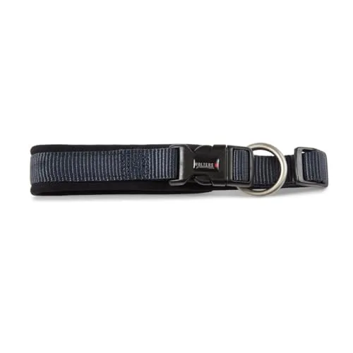 Wolters Halsband Professional Comfort graphit/schwarz - Halsband für Hunde mit einem Halsumfang von 50-60 cm, aus hochwertigem Material für maximalen Komfort und Strapazierfähigkeit.