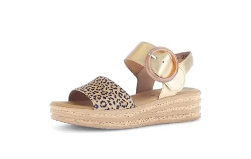 GABOR Keilsandalette in gold von Gabor