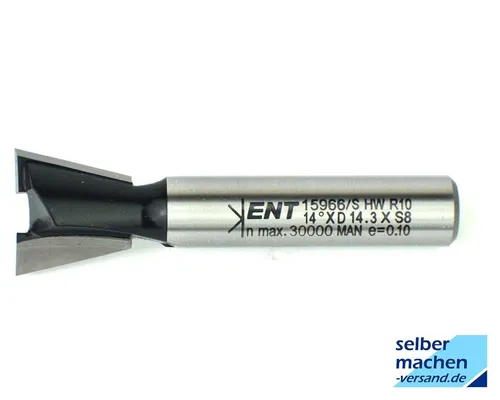 Original ENT DURACUT Gratfräser 14,3 mm für 8 mm Schaft (15966)