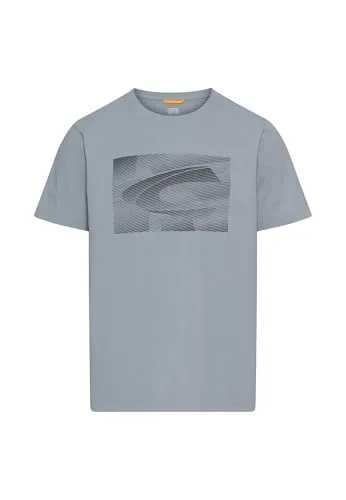 camel active Print-Shirt mit Quick Dry Funktion - Steinblau XXL (58) - Shirts mit innovativer Quick Dry Funktion, ideal für aktive Tage. Das minimalistische Design in Steinblau sorgt für einen lässigen Look.