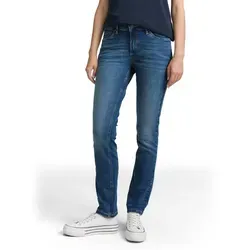 Slim-fit-Jeans TOM TAILOR für Damen, Gr. 26, Länge 32 - Damen Slim-fit-Jeans im Five-Pocket Style, aus pflegeleichtem Denim, ideal für vielseitige Outfits von casual bis chic.