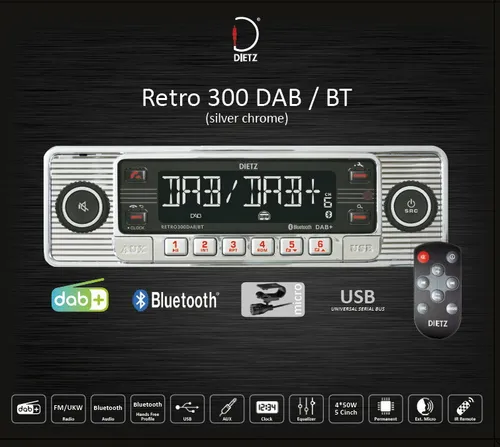 Dietz Retro Radio 300DAB/BT