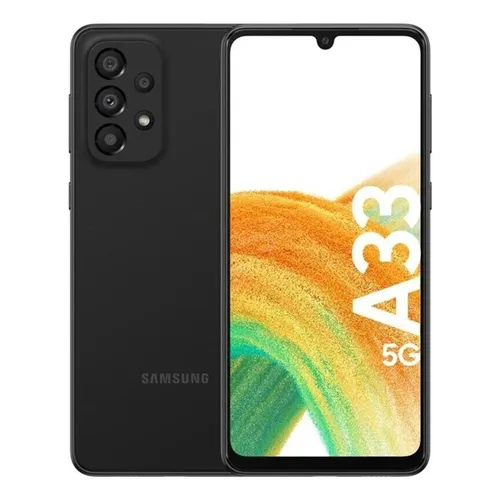 Samsung Galaxy A33 5G - Dual-SIM 5G Smartphone mit 6 GB RAM und 128 GB Speicher - Handy ohne Vertrag mit beeindruckendem 6,5'' SAMOLED-Display und einer leistungsstarken Quad-Kamera für atemberaubende Fotos und Videos. Wasserdicht nach IP67 und mit 5000 mAh Akku für lange Nutzung.