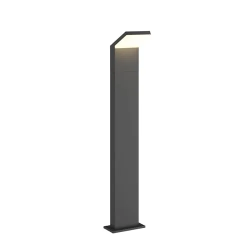 Arcchio LED Außenleuchte Yolena - Moderne Pollerleuchte in Schwarz - Energiesparende 1-flammige Wegeleuchte aus Aluminium mit IP65 Schutz für Terrasse, Garten und Balkon. Hochwertige Leuchtmittel inklusive, sofort nutzbar!