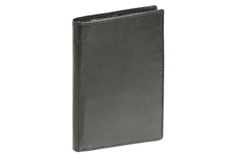 LEAS Brieftasche in Buchform Echt-Leder, schwarz Special-Edition - Herren-Geldbörsen mit 11 Kreditkartenfächern und elegantem Design aus hochwertigem Rindleder. Ideal für anspruchsvolle Männer, die Stil und Funktionalität schätzen.
