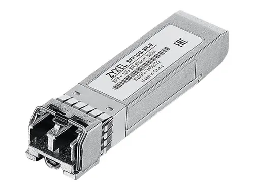 ZYXEL SFP10G-SR - Original 10G SFP Modul - Switch-Module für Hochgeschwindigkeitsnetzwerke, unterstützt bis zu 10 Gbit/s für optimale Leistung und Zuverlässigkeit.