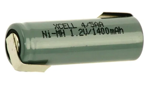 Produktbild XCELL, NiMh Akku Industriezelle, 4/5AA, Z-Lötfahne, 43x14,5mm, 1,2V/1400mA