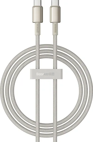 Baseus USB-C auf USB-C Ladekabel, 100W, 1m, Gold - Hochleistungs-Datenkabel für effizientes Schnellladen