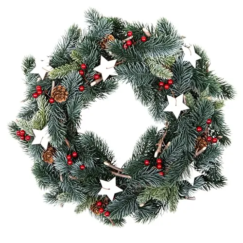 Künstlicher Weihnachts Türkranz 35 cm von Spetebo