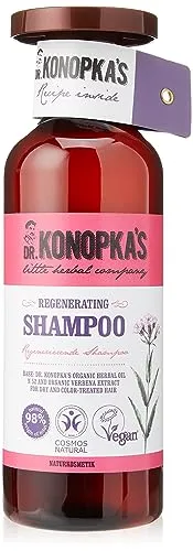 Dr.Konopka's Regenerierendes Shampoo 500 ml - Shampoo für gefärbtes Haar, bietet intensive Regeneration und Farbschutz für strahlenden Glanz.