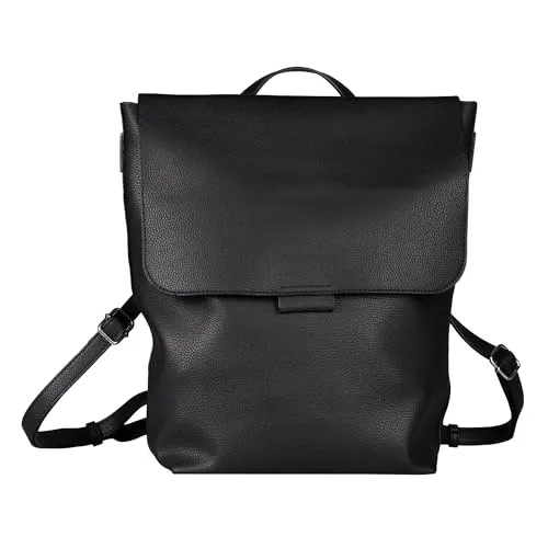 TOM TAILOR Damen Filipa Handtasche mit Schulterriemen, Black - Damen-Rucksackhandtaschen mit flexiblem Tragekomfort: Mittelgroße Tasche mit Magnetverschluss, ideal für vielseitige Looks und praktisch organisiert für jeden Tag.