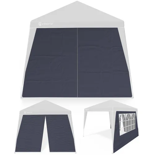Casaria Pavillon 2er Set Seitenwände, Wasserabweisend - Pavillons mit wasserabweisenden Seitenteilen für optimalen Wetterschutz, ideal für Gartenpartys oder Events.