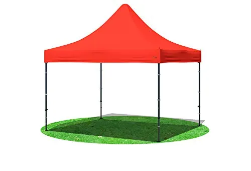 Faltpavillon 3x3 Meter Premium ohne Seiten Rot