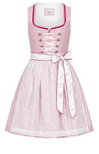 Nübler Dirndl Mini Dirndl Lina in Rosa von Nübler