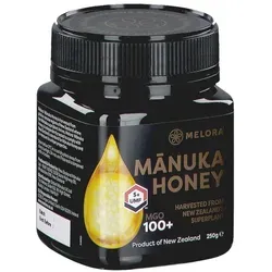 Manuka Group Melora Monoflor.hon.mgo 100+ Umf 5+ - Brotaufstriche mit hochwertigen Manuka-Honig, der antibakterielle Eigenschaften besitzt und ideal für die Unterstützung des Immunsystems ist.