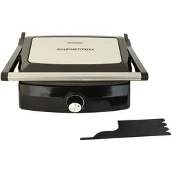 GOURMETmaxx Kontaktgrill 1000 Watt 180? klappbar Grill und Sandwichmaker