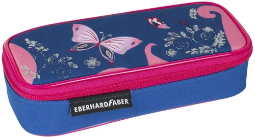 EBERHARD FABER Schlamper-Etui Schmetterling, pink/blau