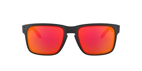 Oakley Holbrook Matte Black / Prizm Ruby Sportbrille in orange von Oakley