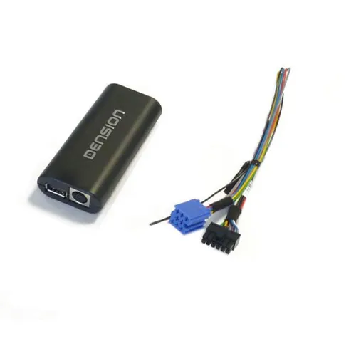 Gateway Lite VW, SKODA mit ISO A - Car-Multimedia-Systeme, ermöglicht die Integration von USB-Speichern oder iPods an originale Radios von VW, Seat und SKODA für verbesserten Musikgenuss.