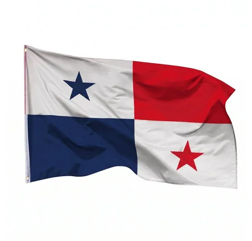 PHENO FLAGS Flagge Panama Flagge 90x150 cm – Wetterfeste Nationalflagge, Inkl. 2 Messing Ösen
