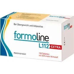 Formoline L 112 Extra 128 ST - Effektive Gewichtsreduktion - Diätmittel zur Unterstützung der Gewichtsabnahme, reduziert die Kalorienaufnahme aus Nahrungsfetten und ist ideal für eine fettbewusste Ernährung.