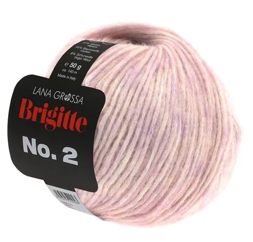 LANA GROSSA BRIGITTE NO. 2 Häkelwolle, 140 m (hochwertige Mischung aus Schurwolle, Baumwolle und Alpaka), 50 g