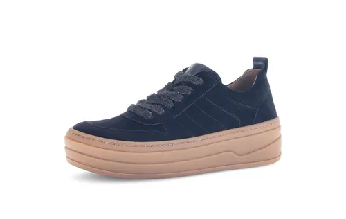 Gabor Plateausneaker - Sportlicher Freizeitschuh mit Best Fitting-Ausstattung in Blau - Sneaker mit optimaler Passform dank Gabor BEST FITTING, perfekt für den Alltag und bequem bei jedem Schritt.