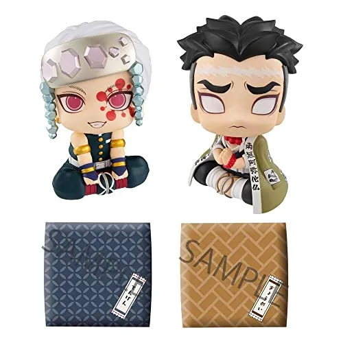 Megahouse Demon Slayer Kimetsu no Yaiba Statuetten PVC Look Up Tengen Uzui & Gyomei Himejima LTD Ver. 11 cm