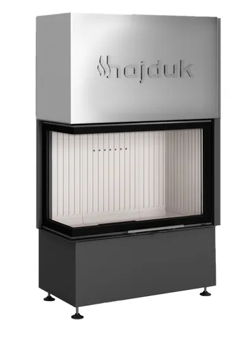 Hajduk Kamineinsatz Volcano 2LATh | 9 kW | zweiteilige Scheibe links