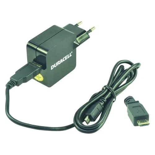Duracell 2.4A Phone/Tablet Wall Charger (1 Stk., Ladegerät inkl. Akku) (DMAC10-EU)