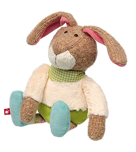 sigikid, Mädchen und Jungen, Stofftier Hase, Patchwork Sweety, Bunt, 38826