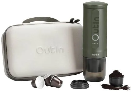 OutIn Nano Espressomaschine Waldgrün (A000011) von OutIn