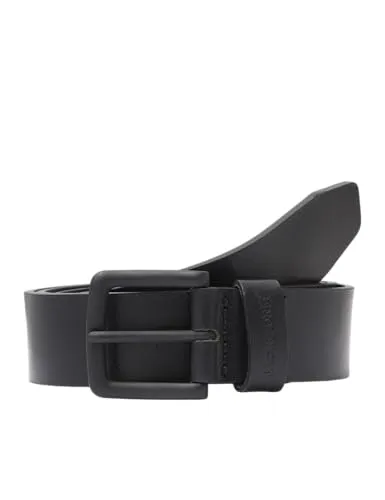 JACK & JONES Legerer Echtleder Gürtel Klassischer Leather Belt mit Löcher JACROMA