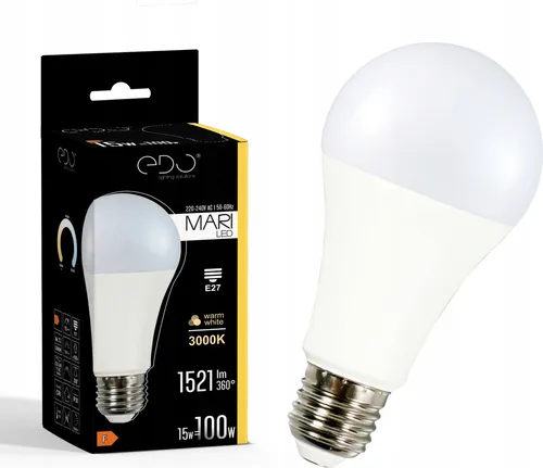 Glühbirne MARI LED E27 15W 3000K warm WW 1521lm EDO777501