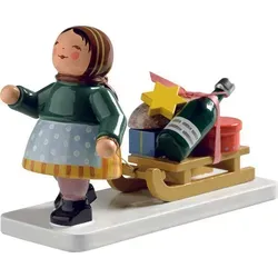 Wendt & Kühn Dekofigur 'Mädchen mit Schlitten