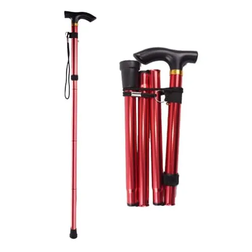 Klappbarer Gehstock mit T-Griff