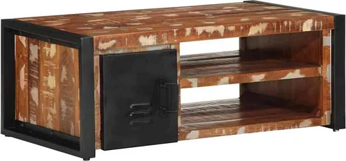 Maison Exclusive Couchtisch Mehrfarbig 90x50x36 cm aus Altholz