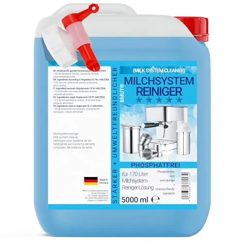Liter Milchsystemreiniger Kanister | Konzentrat für Kaffeevollautomat + Ausgießer | Milchschaumreiniger | Milchreiniger | Universal für alle Hersteller 5