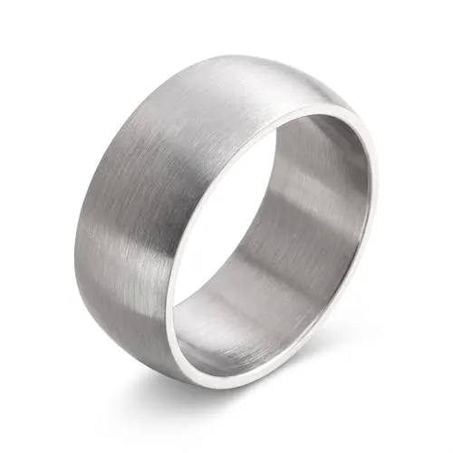Meditoys Fingerring aus Edelstahl in silber von meditoys