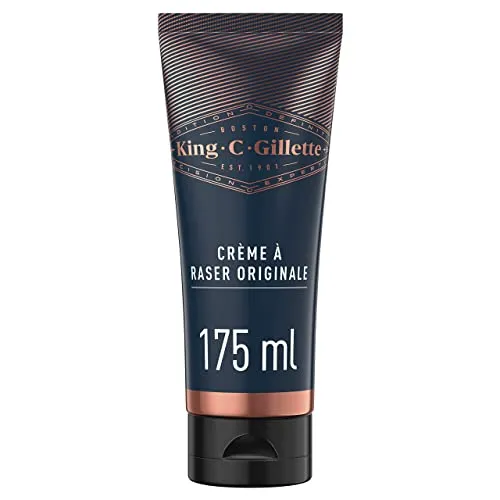 King C. Gillette Original Rasiercreme, 175 ml, für eine professionelle Rasur