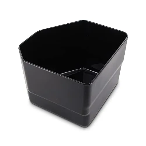 DL-pro Tresterbehälter für Melitta 6593032 schwarz Auffangschale Kaffeesatzbehälter Behälter für Caffeo Solo Lattea E950 E953 E955 E957 Kaffeemaschine Kaffeeautomat Kaffeevollautomat